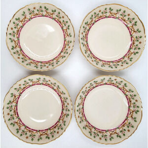Syracuse Pendleton Federal Fruit Dessert Bowl Gold Trim 1949-1966 Set of 4